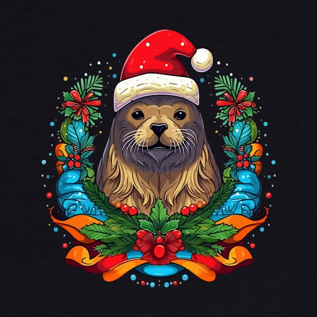 Sea Lion Christmas by JH Mart